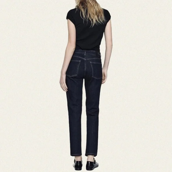Massimo Dutti Mid Rise Slim Cropped Jean - Picture 3 of 8